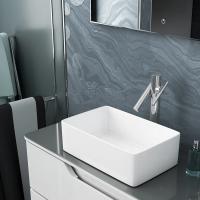 Раковина накладная прямоугольная Maretti Umbria UM13NS40-844 фарфор цвет белый