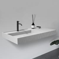 Раковина  прямоугольная Abber STEIN AS2628 искусственный камень цвет белый матовый