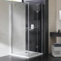 Душевой угол Cezares Crystal-S CRYSTAL-S-AH-1-100/80-C-Cr-R прямоугольная  стекла , профиль хром