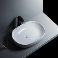 Раковина накладная овальная Vincea  VBS-302 фарфор цвет белый