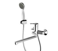 Смеситель для ванны или душа Bravat Eco-D F693158C-LB настенный 
без термостата хром