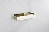 Полка для принадлежностей Boheme Uno 10965-G настенная Gold