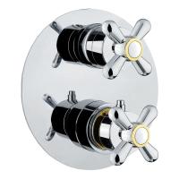 Смеситель для душа Webert Armony AM970903017 встраиваемый в стену 
с термостатом хром/золото