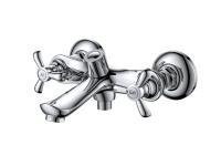 Смеситель для ванны или душа D&K Hessen.Documenta DA1213201 настенный 
без термостата хром