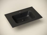 Раковина мебельная прямоугольная Ceramica Nova Element CN7007MB фарфор цвет черный матовый
