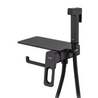 Гигиенический душ Raglo  R51.55.06 встраиваемый в стену черный матовый