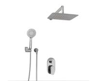 Душевая система со смесителем Wasserkraft  A14031 монтаж встраиваемая в стену без термостата хром