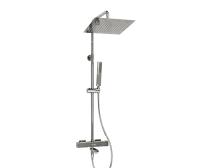 Душевая система со смесителем Wasserkraft  A199.118.103.010.CH Thermo монтаж настенная с термостатом хром