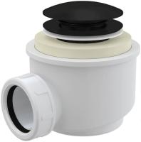 Сифон для душевого поддона click/clack, арт. A465BLACK-50, латунь пластик