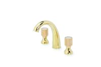 Смеситель для раковины Boheme Royal Cristal 297-Royal/CRST золото