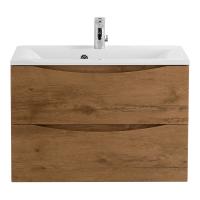 Тумба под раковину подвесная BelBagno Marino MARINO-650-2C-SO-RN-P 65 см  2 ящика цвет Rovere Nature 