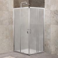 Душевой угол BelBagno Unique UNIQUE-A-2-85/100-M-Cr квадратный 85/100х85/100 стекла матовые, профиль хром
