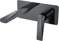 Смеситель для раковины Boheme Venturo 375-SGM Shine Gun Metall