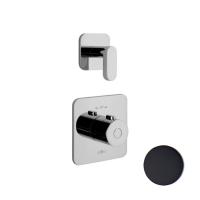 Смеситель для душа Webert Living LV971302560 встраиваемый в стену 
с термостатом черный