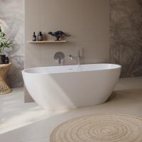 Акриловая ванна BelBagno Uno BB701-1600-730-K 160х73