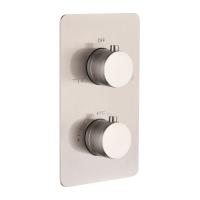 Смеситель для душа на 2 выхода Boheme Cell 134-2-NB встраиваемый в стену 
с термостатом брашированный никель