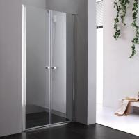 Душевая дверь Cezares Elena ELENA-B-2-160-P-Cr 80 см стекла прозрачные, профиль хром