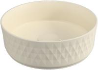 Раковина накладная круглая Allen Brau Fantasy 4.11033.IV керамика цвет бежевый