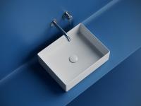 Раковина накладная прямоугольная Ceramica Nova Element CN6069 фарфор цвет белый