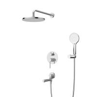 Душевая система со смесителем Cezares Relax RELAX-VDSET-01 монтаж встраиваемая  в стену без термостата хром