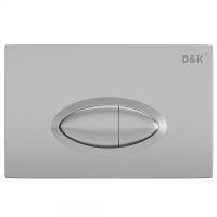 Кнопка смыва механическая D&amp;K Rhein.Marx DB1399002 цвет матовый хром