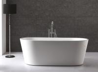 Акриловая ванна отдельностоящая BelBagno  BB202-1600-800 160x80 овальная цвет белый