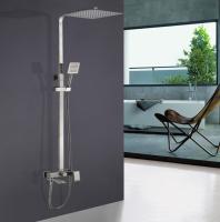 Душевая система со смесителем ALMAes Eco GK-0328 монтаж настенная без термостата сатин