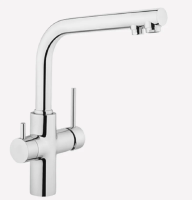 Смеситель для кухни VitrA Split A42144EXP с подключением к фильтру хром