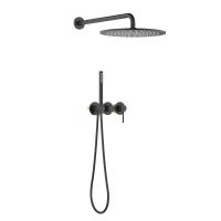 Душевая система со смесителем Timo Saona SX-2349/03SM монтаж встраиваемая в стену без термостата черный