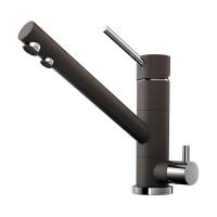 Смеситель для кухни Omoikiri Tonami 4994049 с подключением к фильтру темный шоколад