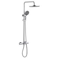 Душевая система со смесителем Abber Thermostat AF8516L настенная с термостатом хром с фиксированным изливом