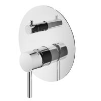 Смеситель для душа на 3 выхода Plumberia Selection IXO XO1901CR встраиваемый в стену 
без термостата хром