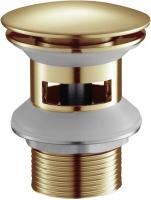 Донный клапан TIMO 8011/17, золото матовое