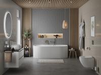 Акриловая ванна пристенная BelBagno  BB412-1700-800-MATT 170x80 овальная цвет белый матовый