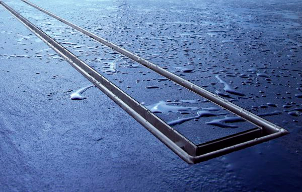 Душевой трап горизонтальный TECE Linus 15103069 60 см, решетка под плитку
