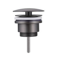 Донный клапан ABBER AF0012NG без перелива, фиксированный, никель