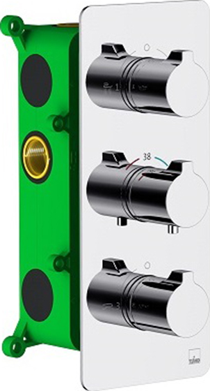 Душевая система со смесителем Timo Petruma SX-5149/00SM монтаж встраиваемая в стену с термостатом хром