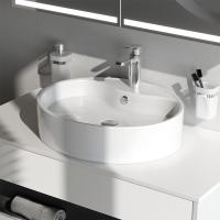 Раковина  овальная Am.Pm Func M8FWCC20561WG фарфор цвет белый глянцевый