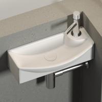 Раковина подвесная прямоугольная Ceramica Nova Element CN6038L фарфор цвет белый