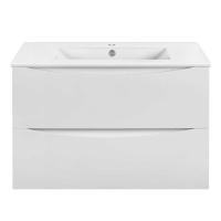 Тумба  подвесная Vincea Mia Slim VMC-2MC800S1GW 80 см  2 ящика цвет G.White 