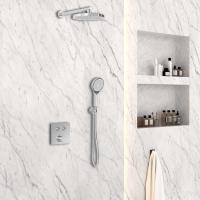 Душевая система со смесителем Vincea  VSFW-4212CH монтаж встраиваемая в стену без термостата хром