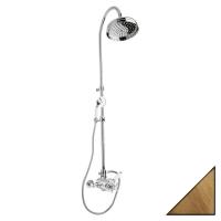 Душевая система со смесителем Cezares Elite ELITE-CD-T-02-Bi монтаж  с термостатом 