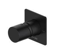 Смеситель для душа Wasserkraft Elbe 7452 встраиваемый в стену 
без термостата черный