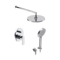 Душевая система со смесителем Damixa Apollo 947520000 монтаж встраиваемая в стену без термостата хром