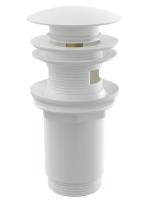 Донный клапан для раковины Ravak Click-Clack металл белый матовый, латунь, латунь, латунь