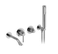 Смеситель для ванны или душа Webert Opera moderna OE860312015 встраиваемый в стену 
без термостата хром