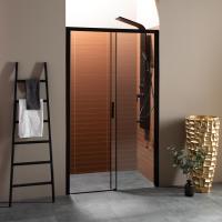 Душевая дверь Aquanet Pleasure AE60-N-140H200U-BT 140 см стекла прозрачные, профиль черный