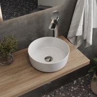 Раковина накладная круглая Maretti Elena EA13NS31-844 фарфор цвет белый