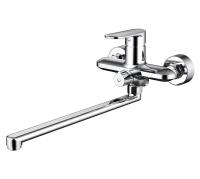 Смеситель для ванны или душа Bravat Opal F6125183CP-02L-RUS настенный 
без термостата хром