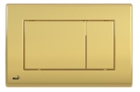 Кнопка смыва механическая AlcaPlast  M275 цвет золото